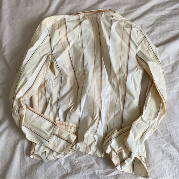 Vintage Elie Tahari Striped Blouse - XS - Picture 9 of 10